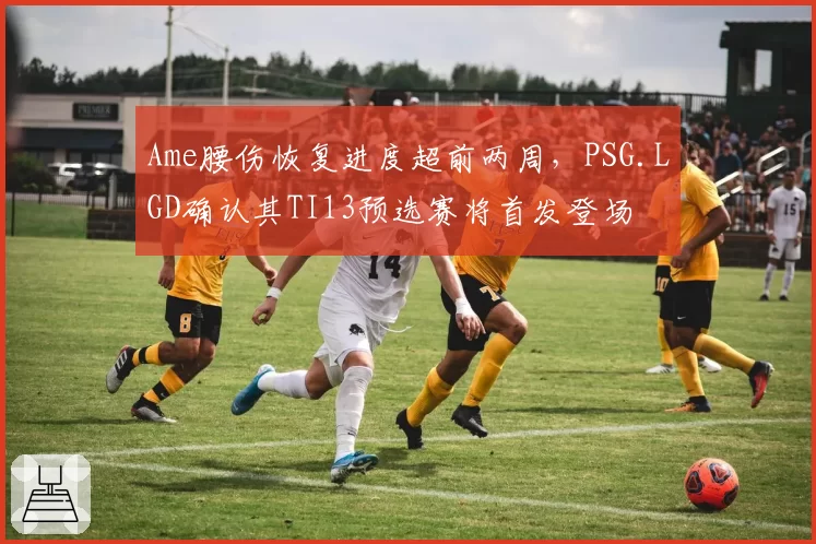Ame腰伤恢复进度超前两周，PSG.LGD确认其TI13预选赛将首发登场